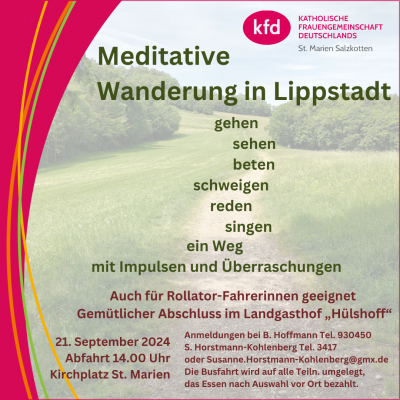 kfd Meditative Wanderung