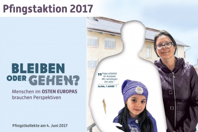Plakatmotiv zur Pfingstaktion 2017 von Renovabis