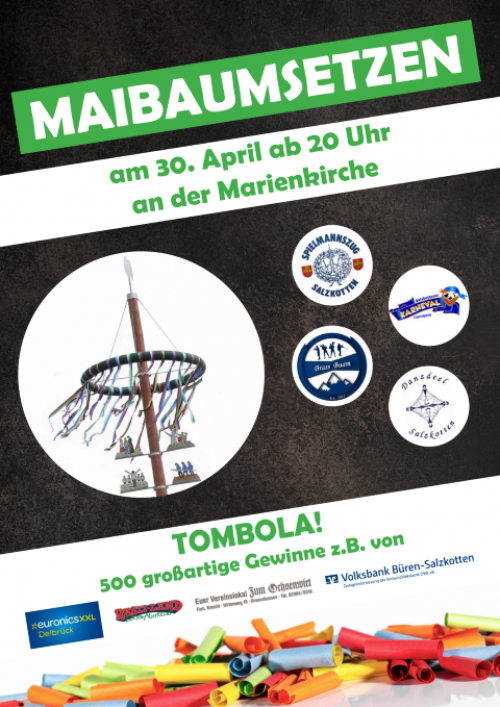Maibaumsetzen am 30.4.2024