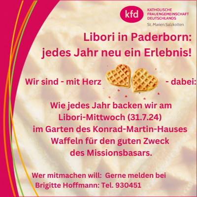 kfd St.Marien - aktiv auf Libori im Missionsgarten