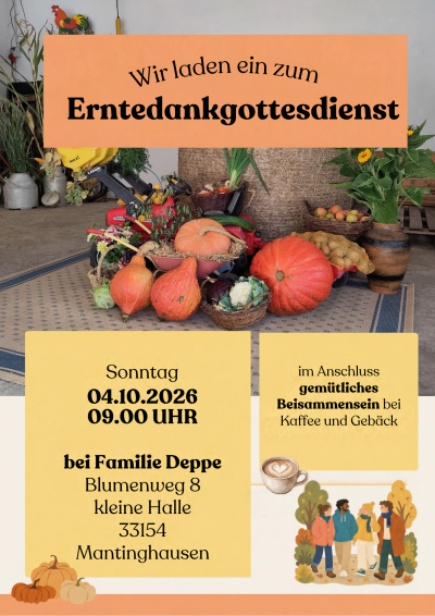Erntedank in Mantinghausen