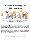 Martinsumzug in Thüle