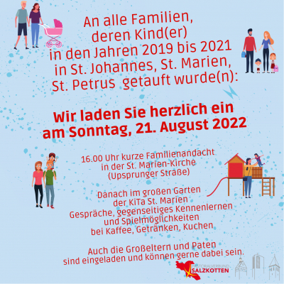 Treffen der Tauffamilien 2019-2021 in Salzkotten und Upsprunge