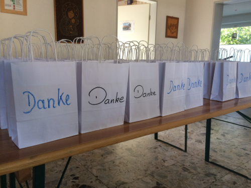 Dankeschön an die Ehrenamtlichen