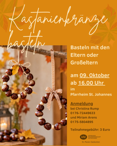 kfd Herbstbasteln mit Kindern