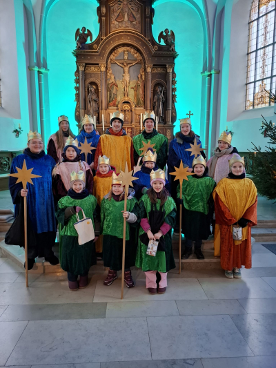 Sternsingeraktion 2026 in Holsen